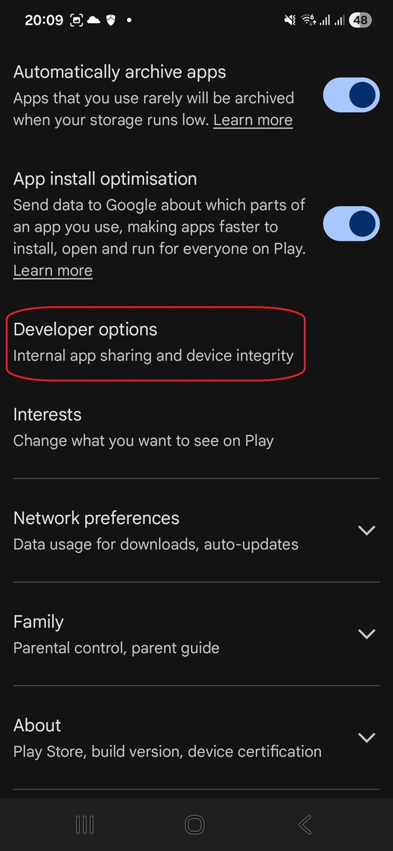 Learn++ home screen